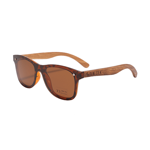 Classic Explorer Polarised Wooden Sunglasses by RUNESILK