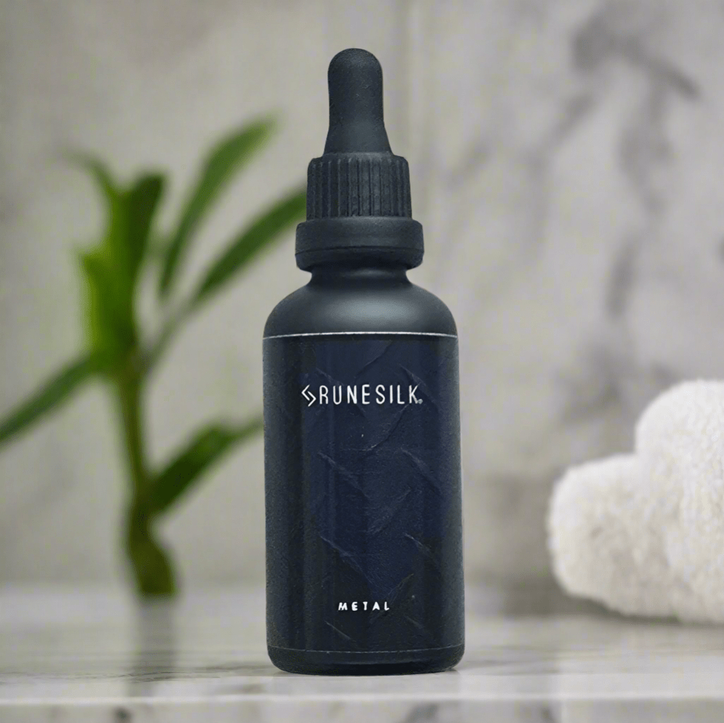 Lemon, Bergamot, Ho Leaf, Frankincense & Patchouli Elements Metal Beard Oil