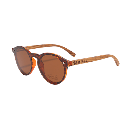 Modern Parker Tortoiseshell Polarised Wooden Sunglasses by RUNESILK