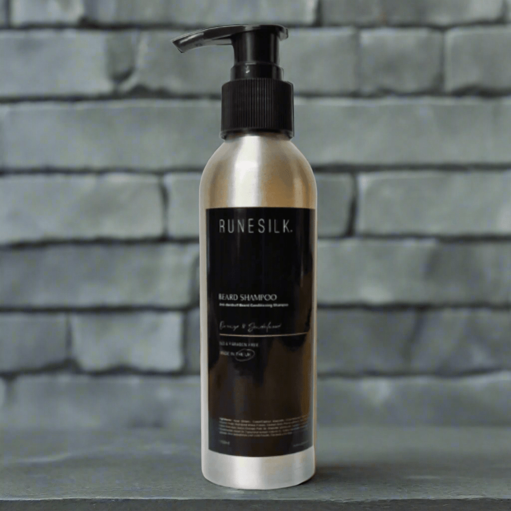 RUNESILK SLS-Free Anti-Dandruff Beard Wash - Orange and Sandalwood (150ml)