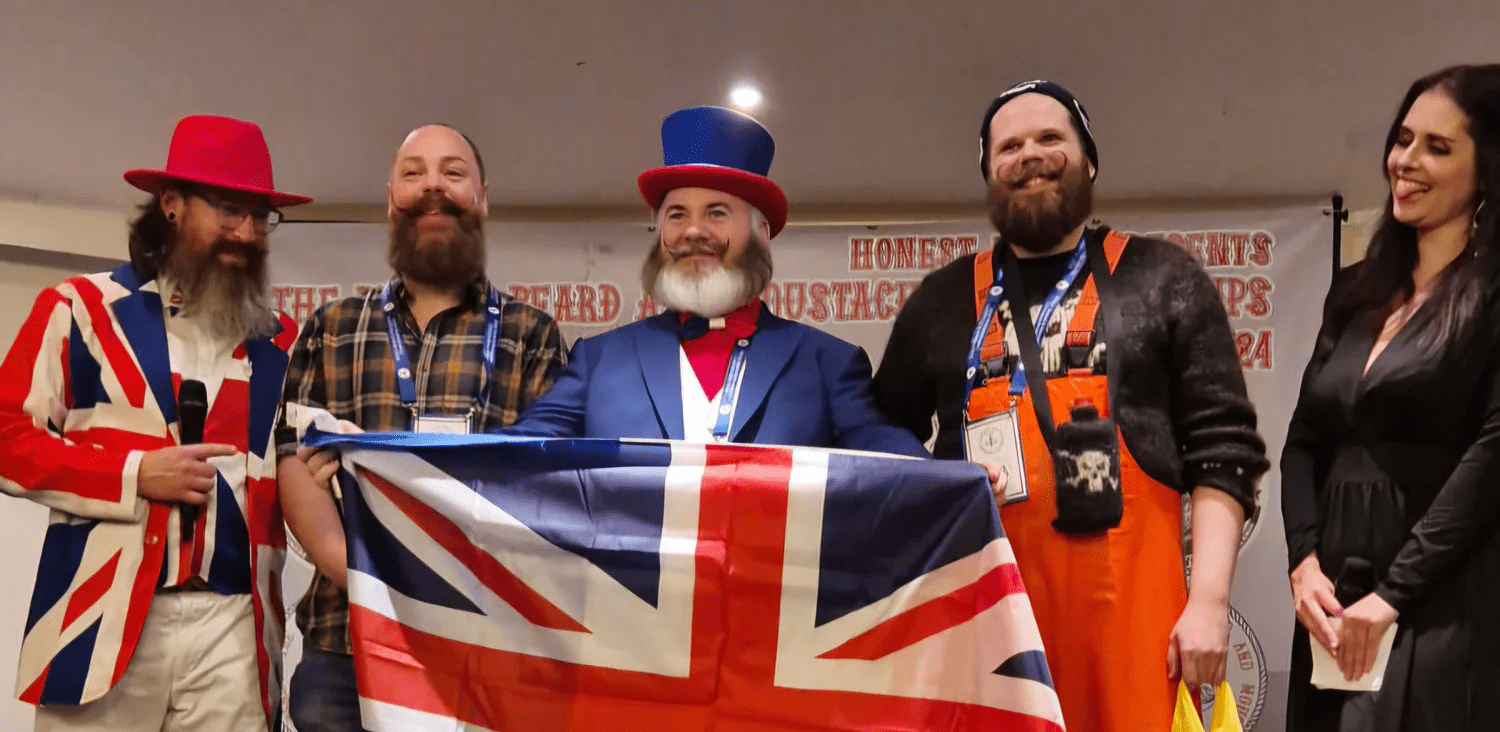 RUNESILK at the British Beard and Moustache Championships in Plymouth