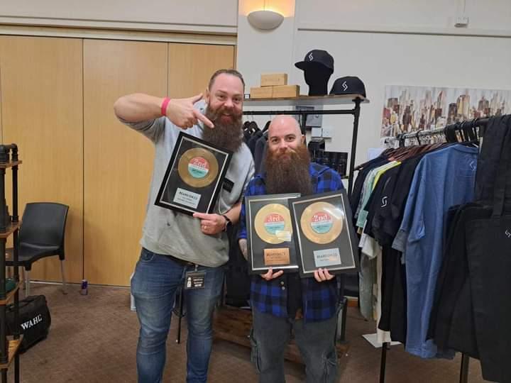 Luke at his first beard competition, BeardOn 2023