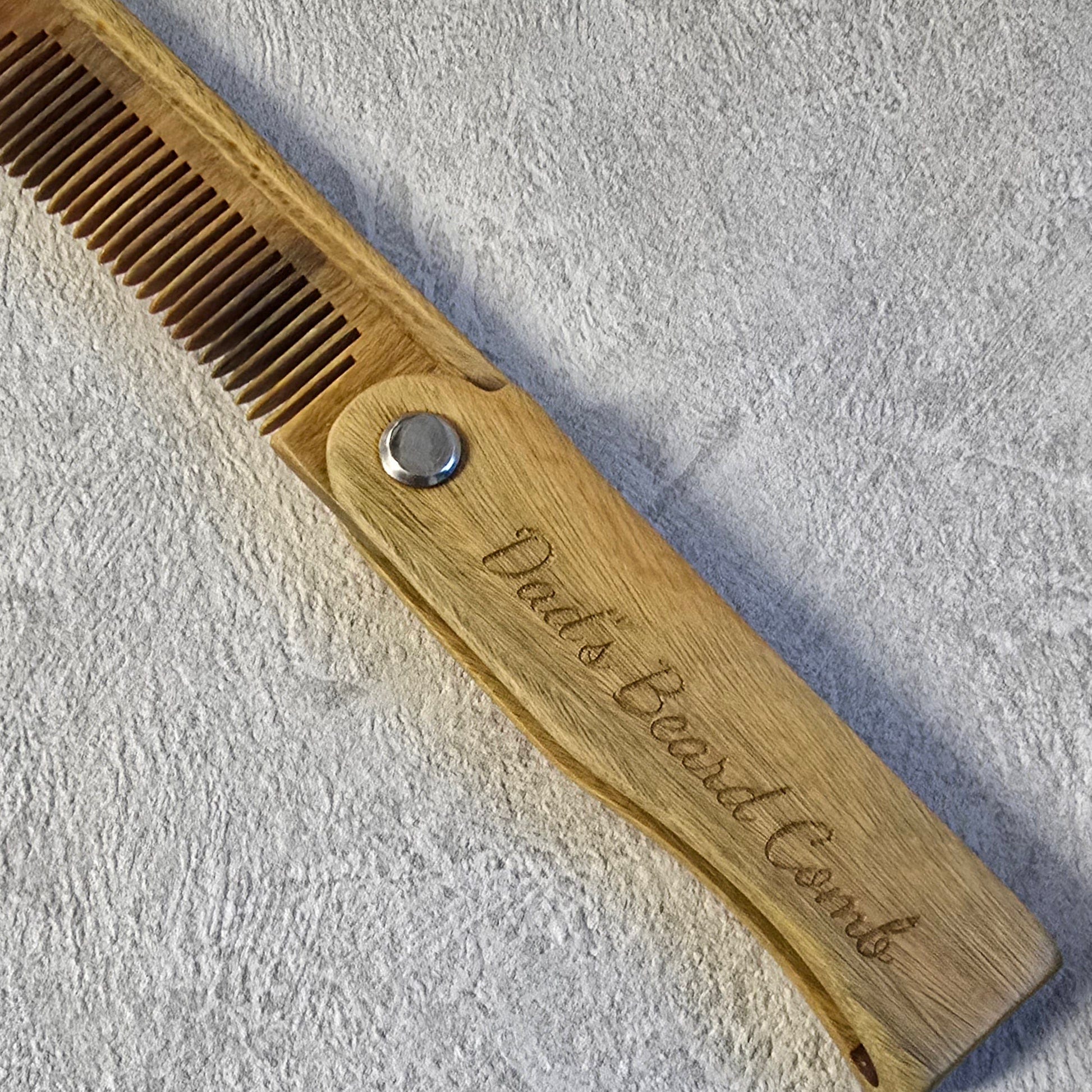 RUNESILK Custom Sandalwood Beard Comb
