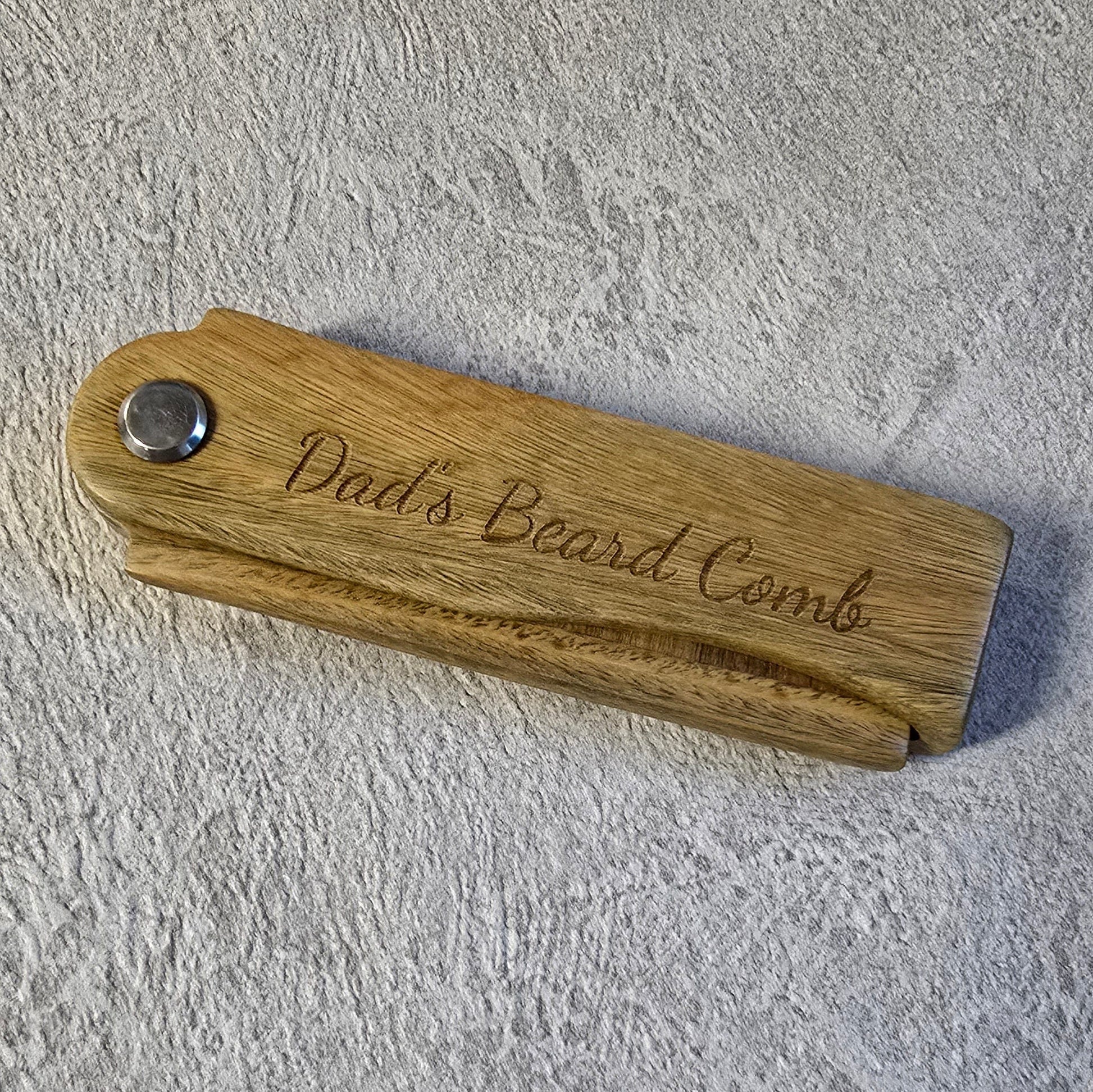 RUNESILK Custom Sandalwood Beard Comb