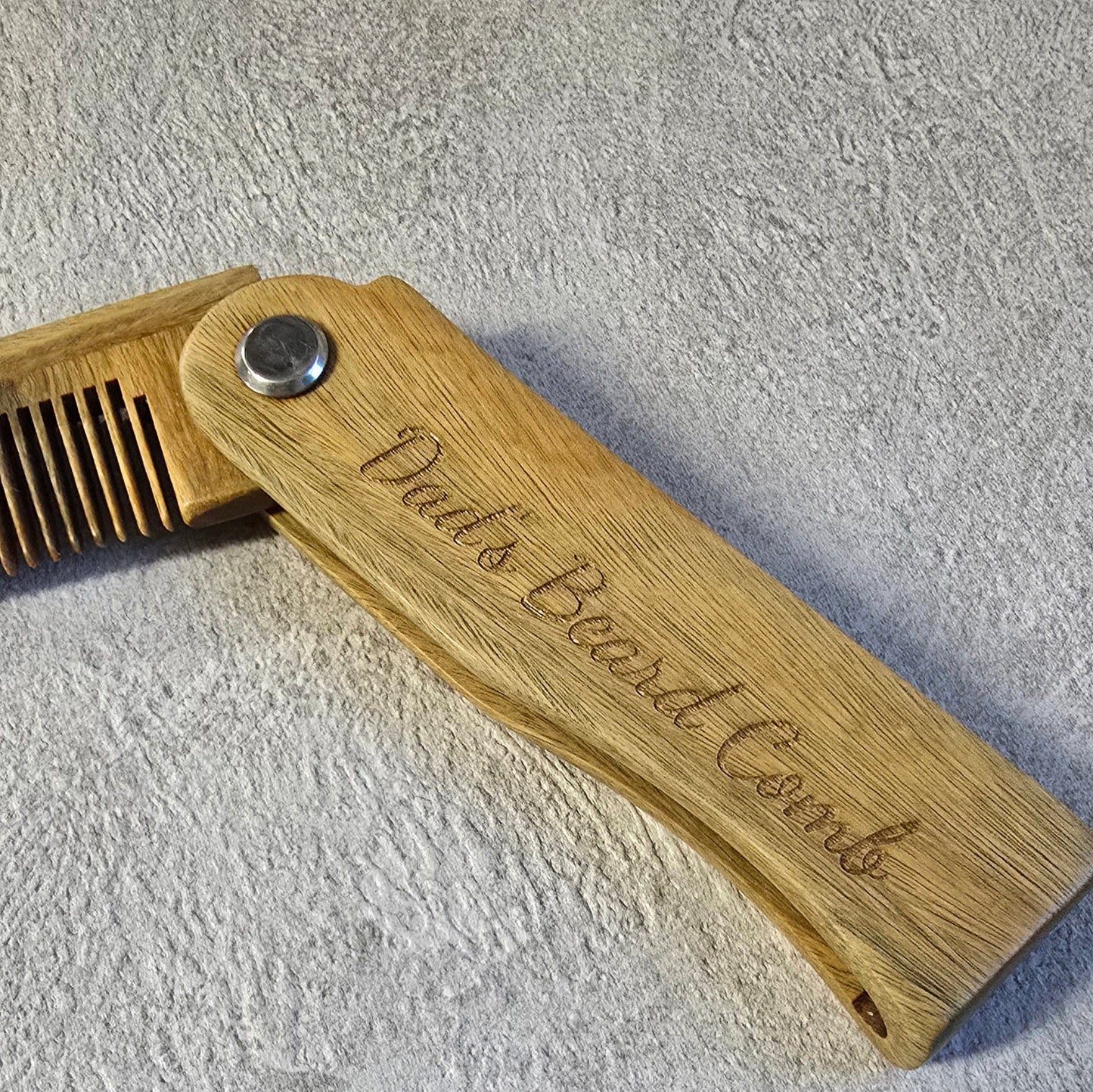 RUNESILK Custom Sandalwood Beard Comb