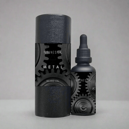 Lemon, Bergamot, Ho Leaf, Frankincense & Patchouli Elements Metal Beard Oil