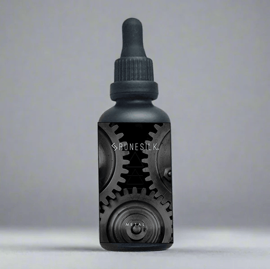 Lemon, Bergamot, Ho Leaf, Frankincense & Patchouli Elements Metal Beard Oil
