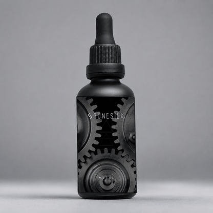 Lemon, Bergamot, Ho Leaf, Frankincense & Patchouli Elements Metal Beard Oil