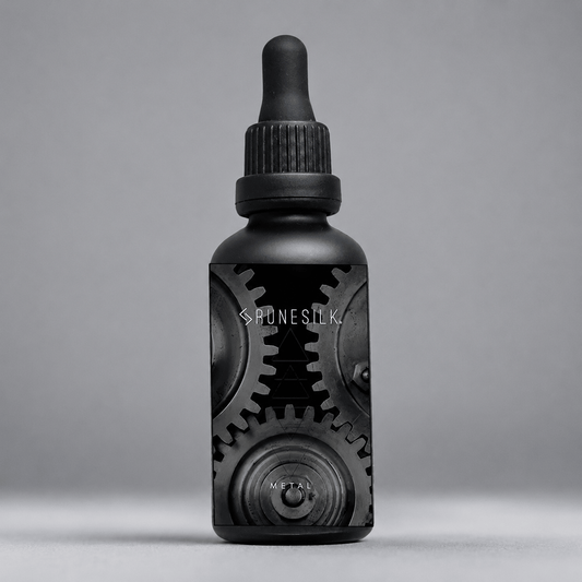 Lemon, Bergamot, Ho Leaf, Frankincense & Patchouli Elements Metal Beard Oil