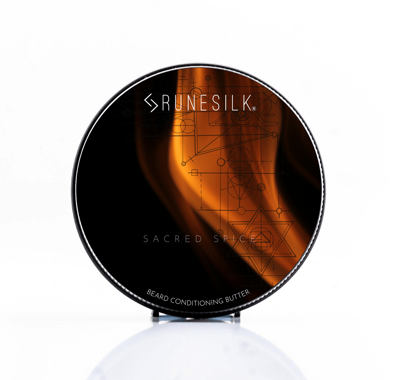 Sweet Orange, Frankincense, Myrrh, Patchouli &amp; Black Pepper, Cinnamon & Sandalwood Sacred Spice Beard Butter