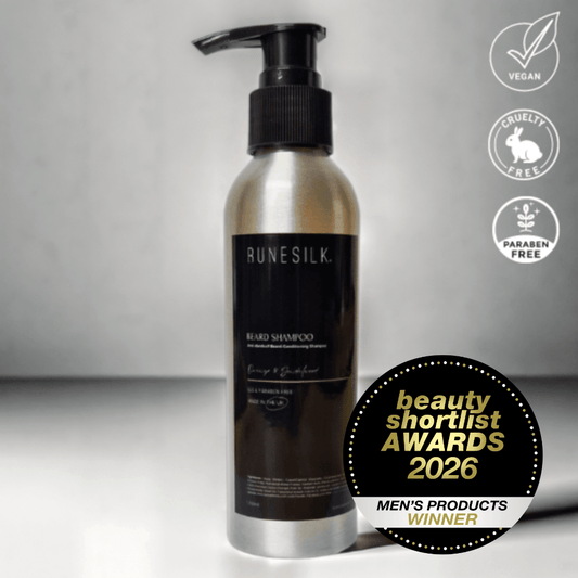 RUNESILK SLS-Free Anti-Dandruff Beard Wash - Orange and Sandalwood (150ml)