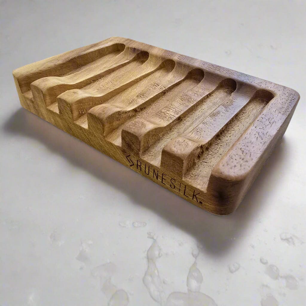 Teak Wooden Soap Saver Dish